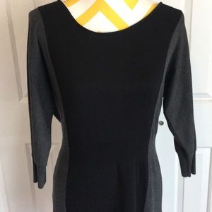 LOFT color block sweater dress